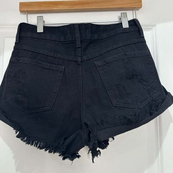 JBD Black Women’s Denim Shorts - Picture 3 of 4